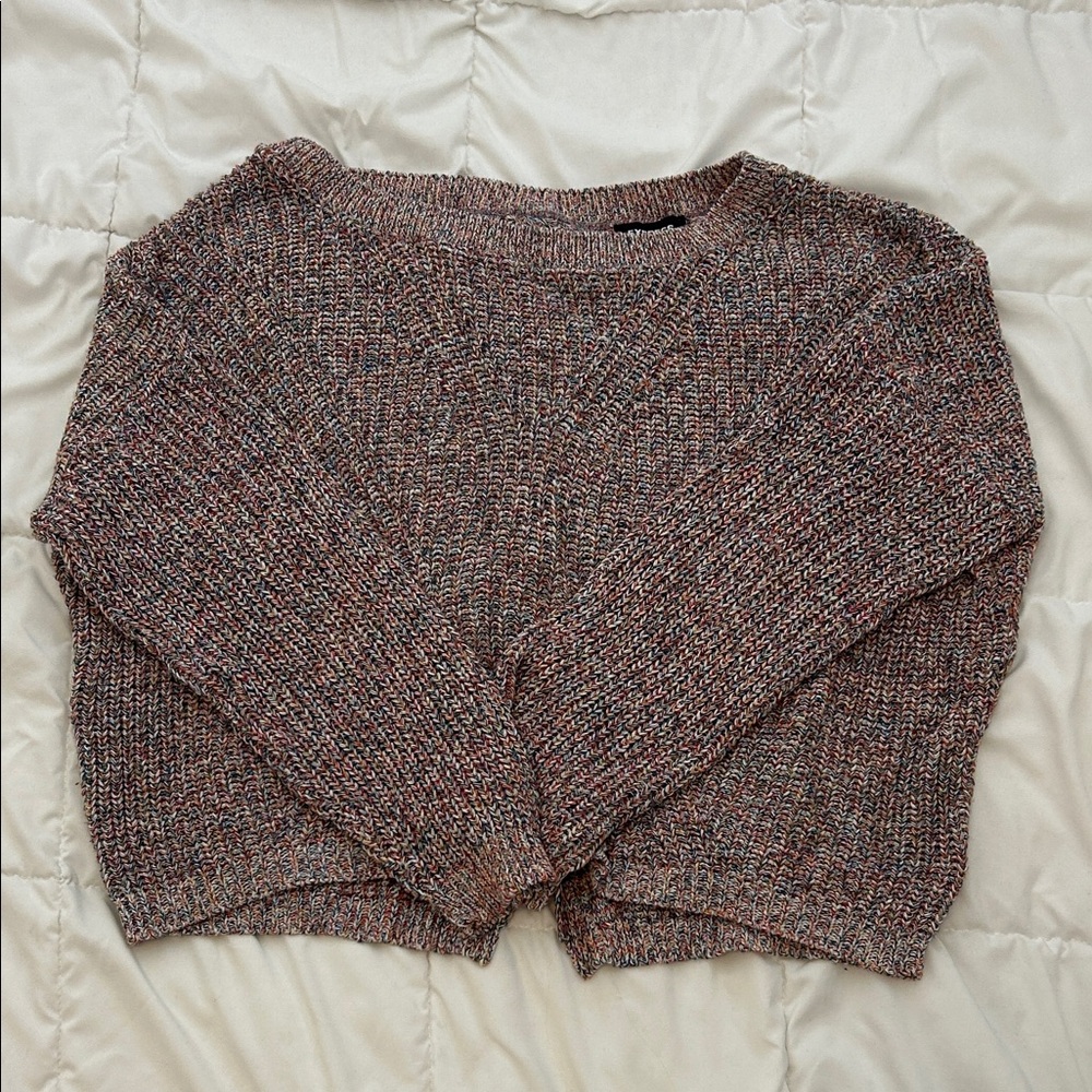 Express Women's Multicolor Knit Sweater